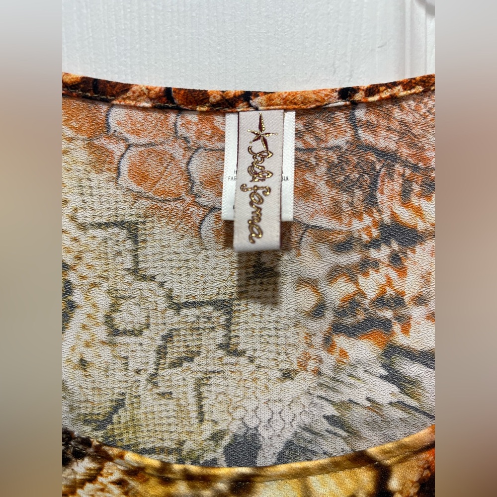 Lulifama Miami South Beach Beach Cover Up Dress Snake Print - Picture 4 of 5